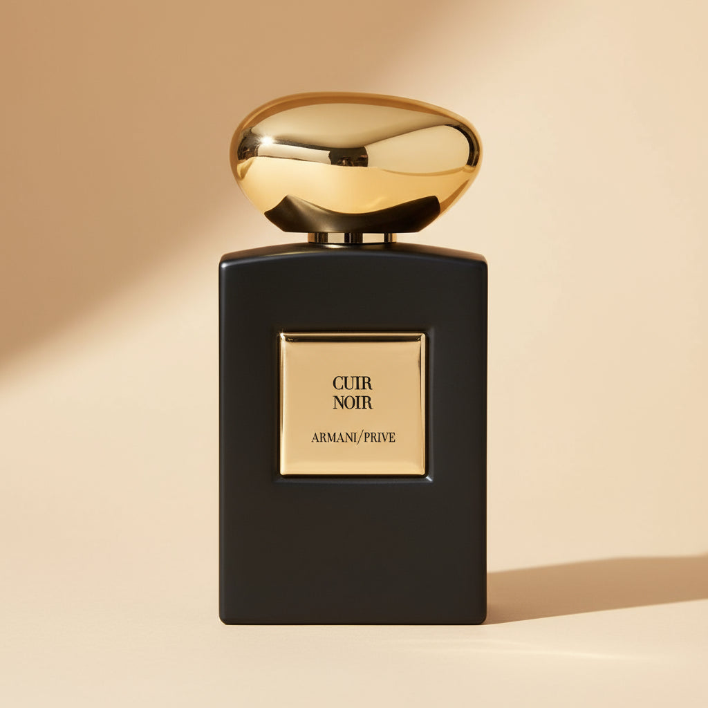 CUIR NOIR ARMANI/PRIVE