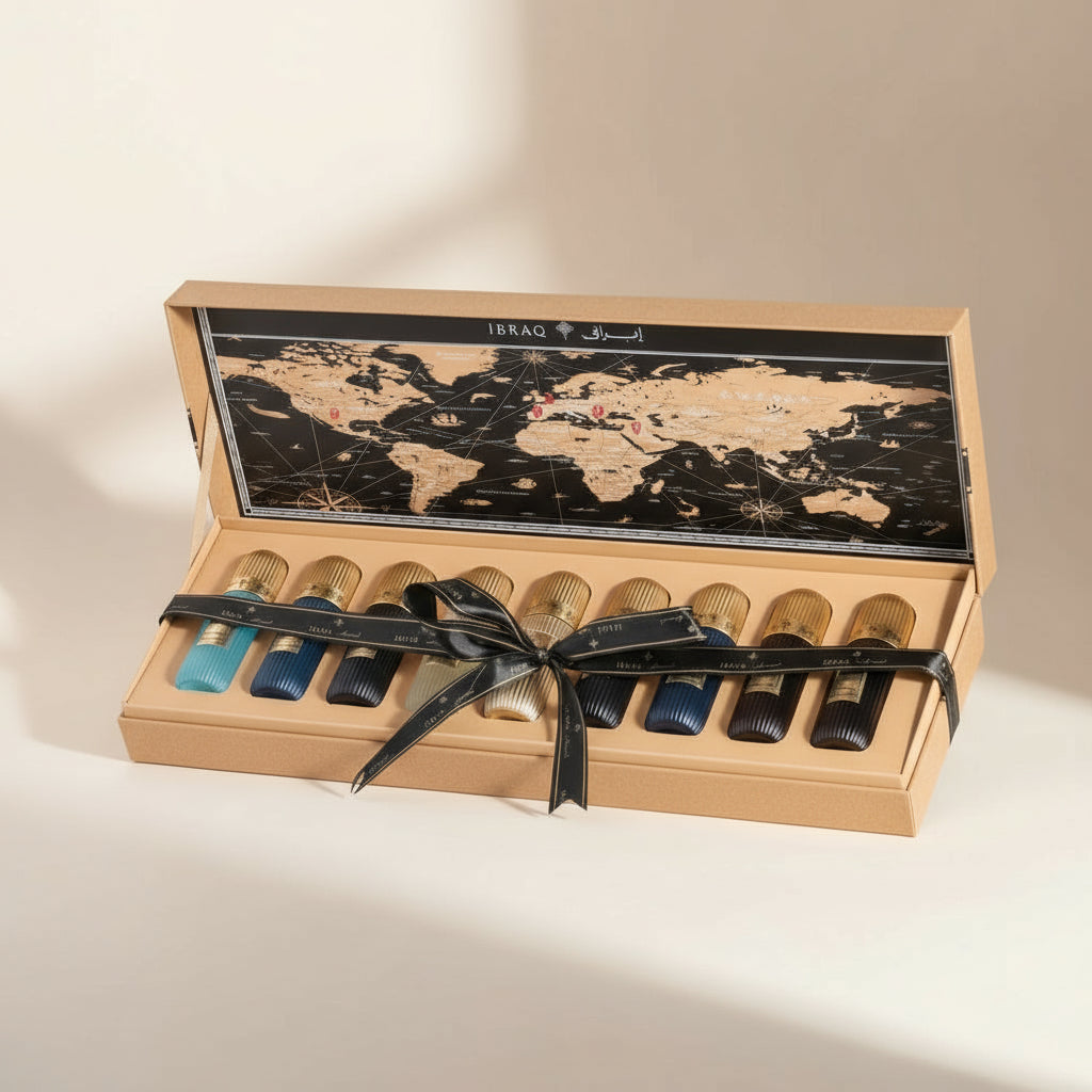 بوكس التوباكو من ابراهيم القرشي 9 عطور IBRAQ TOBACCO COLLECTION