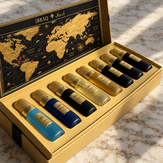 علبة التوباكو من ابراهيم القرشي 9 عطور IBRAQ TOBACCO COLLECTION